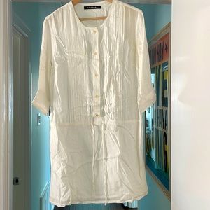 White dress/beach cover up.